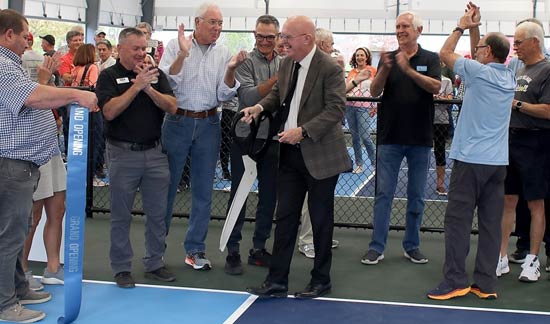 tellico pickleball ribbon cutting ceremony